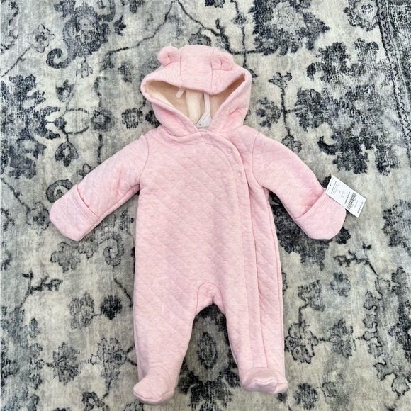 Carter's Other - Baby Girl Carter's Quilted Heather Hooded Bunting